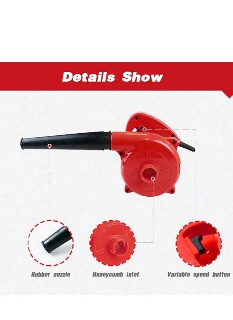 Hi Max Hi Max Air Blower AC unit And Suction Vacuum With Collection Bag For Home And Garden,  650W and 220AC, Red/Black  - Image 3