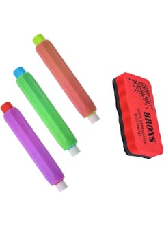 Masho Trend Chalk Pen 3 Pieces + Magnetic Eraser - Chalk Holder Pen  - Image 1