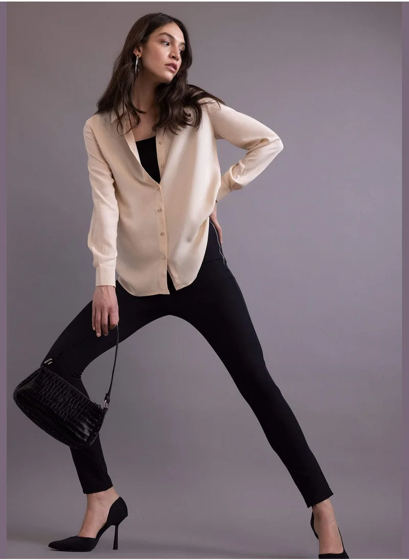 DeFacto Woman Skinny Fit Woven Trousers