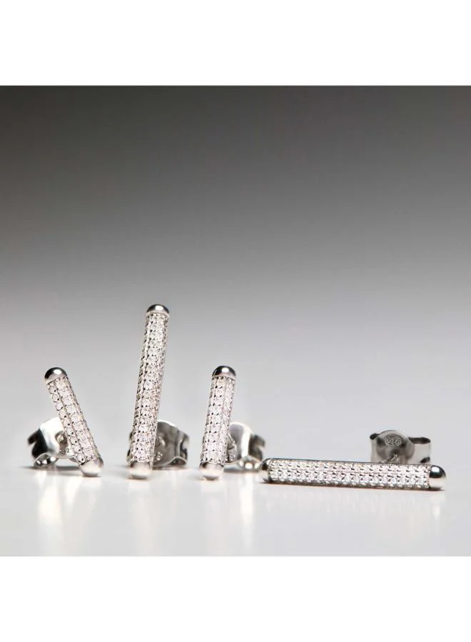 Rosato Bianca Sterling Lobe Earrings