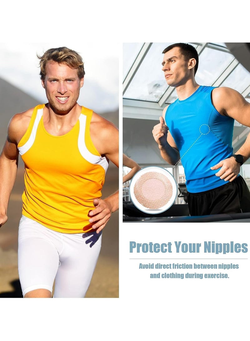 أوزيغالور 60 قطعة أغطية حلمات رجالية مضادة للاحتكاك - شفافة ولون اللحم للجري والصالة الرياضية والرياضة - Image 5