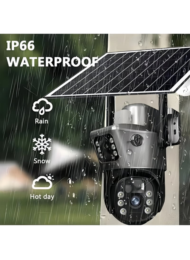 Milatech 4K 8MP Solar 4G PTZ Camera Dual Lens PIR Detection Outdoor Waterproof Cam 128GB - Image 5