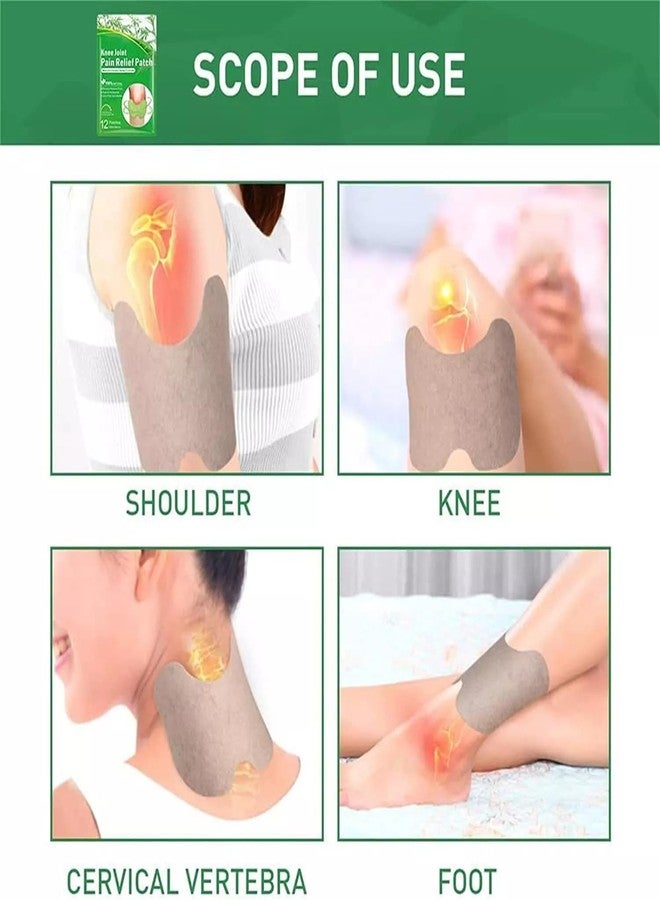 COOFANDY 20pcs Original Herbal Knee Patch - Knee Patches for Pain Relief, Plasters Can Effectively Promote Blood Circulation and Relieve Joint Pain Promotes Blood Circulation - Image 3