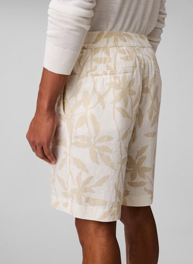 CALVIN KLEIN Linen Pull On Shorts - Image 3