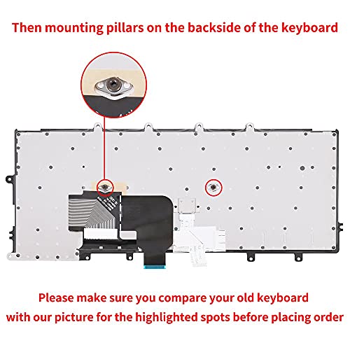 WISTAR Laptop Keyboard Compatible for Lenovo Thinkpad X230S X240 X240S X250 X250S X260 X270 Series - Image 2