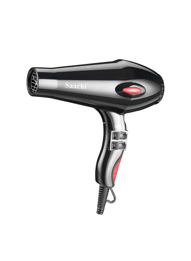 Saachi Hair Dryer NL-HD-5030-BK-Black With 3 Temperature Black - Image 1