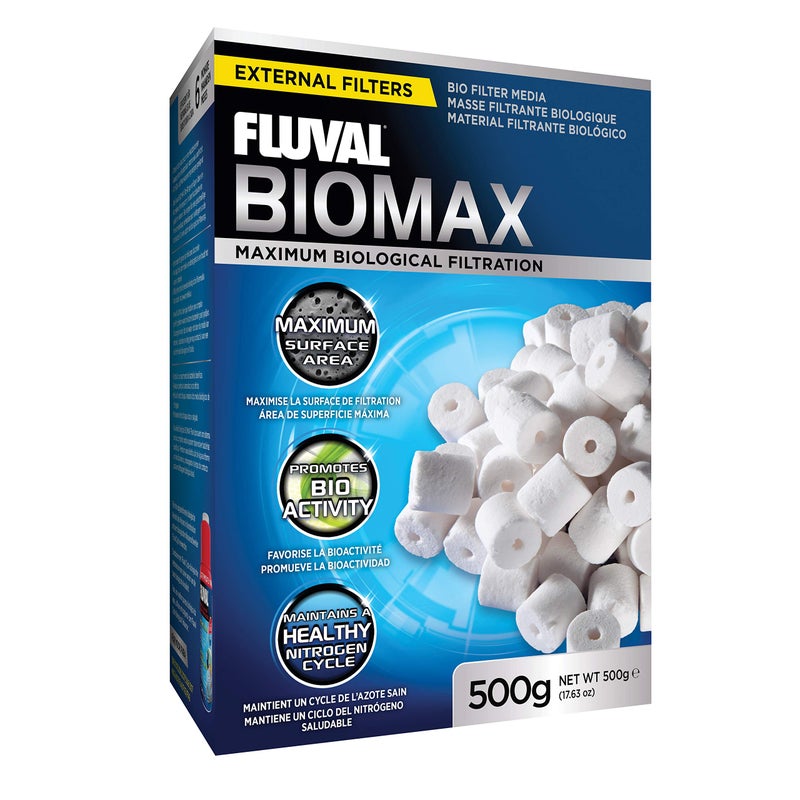 Fluval BioMax Biological Material Remover, 500 g - Biological Filter Media for Aquariums - Image 1
