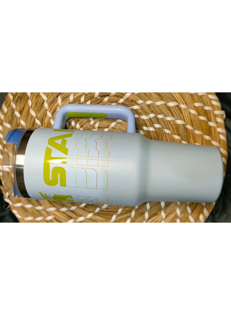 ستانلي مج ستانلي كوينشر ستانلس استيل مع الماصه 1200 مل ( لبنى سماوي) - Image 3