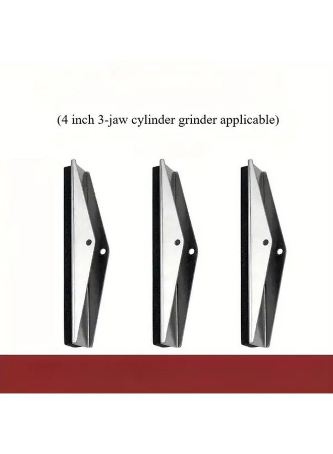 4 Inch 3 Jaw Cylinder Hone Tool with 3PCS Grinding Stone for Internal Diameter Polishing - Image 1