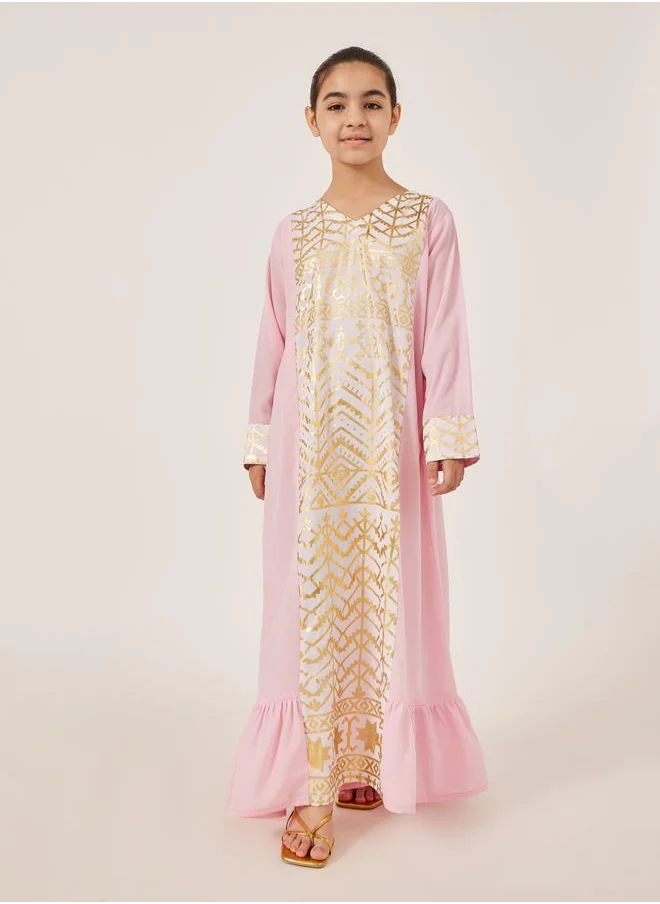 ستايلي Styli Floral Print Sleeveless Pleated Dress
