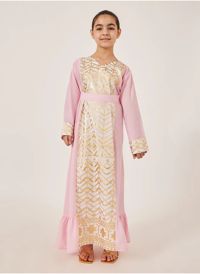 ستايلي Styli Floral Print Sleeveless Pleated Dress