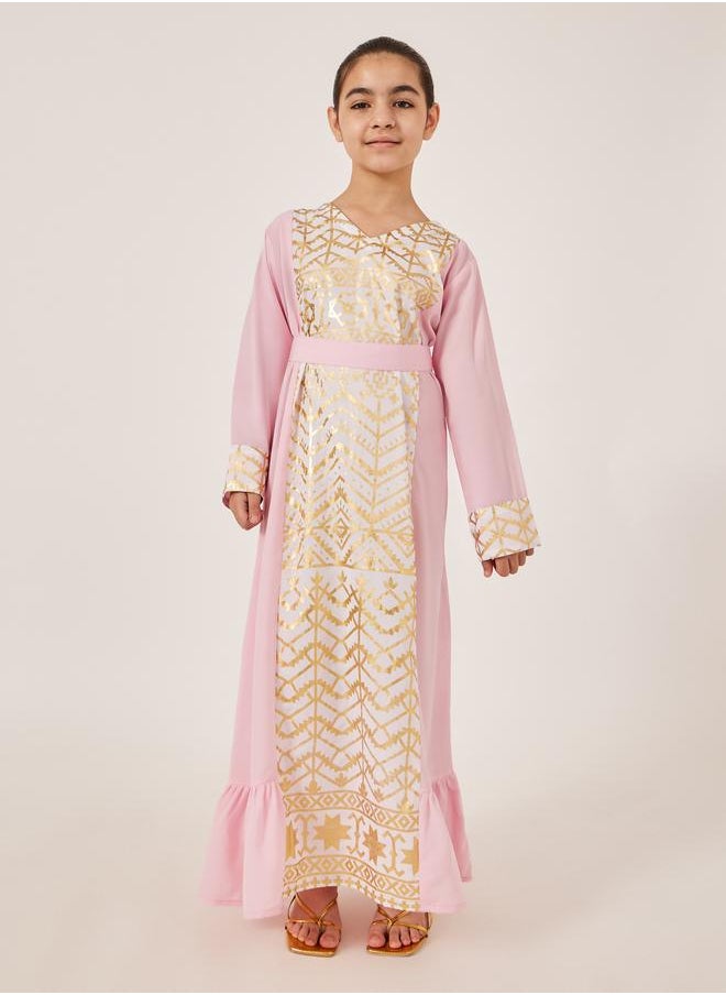 Styli Styli Floral Print Sleeveless Pleated Dress  - Image 1