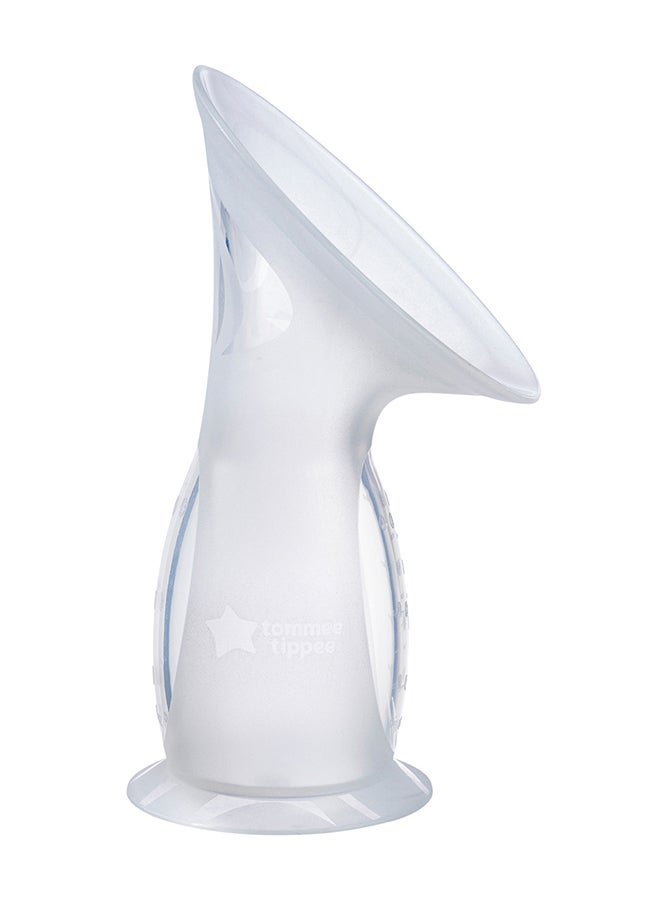 tommee tippee Silicone Manual Breast Pump and Let Down Catcher to Express, Relieve or Catch Excess Breast Milk, Includes Sterilising Lid, 100ml, One Size - Image 3