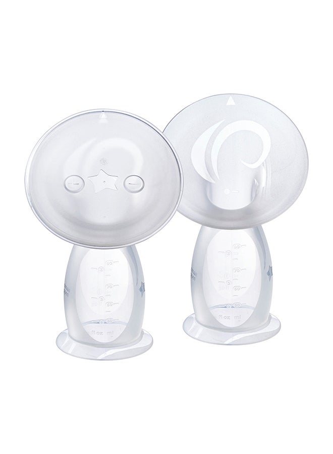 tommee tippee Silicone Manual Breast Pump and Let Down Catcher to Express, Relieve or Catch Excess Breast Milk, Includes Sterilising Lid, 100ml, One Size - Image 5