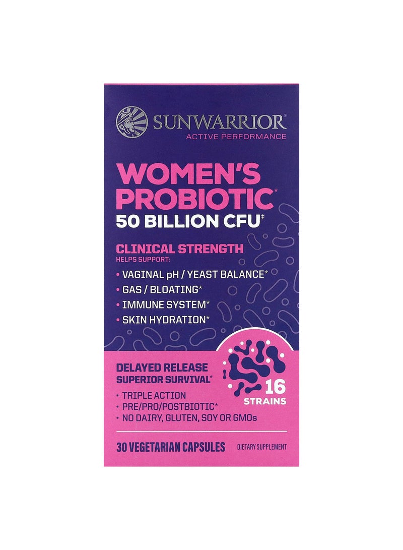 Women's Probiotic, 30 Vegetarian Capsules