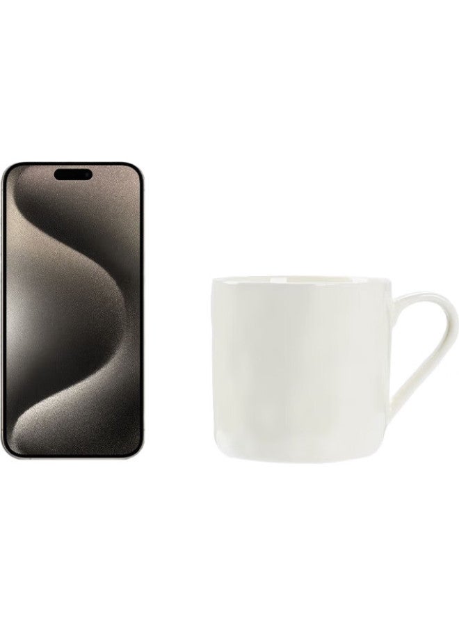 Caizhi Ceramic Mug For Home, Student Tea Cup, Office Coffee Cup, Cream Yellow Cz6787 - Image 1