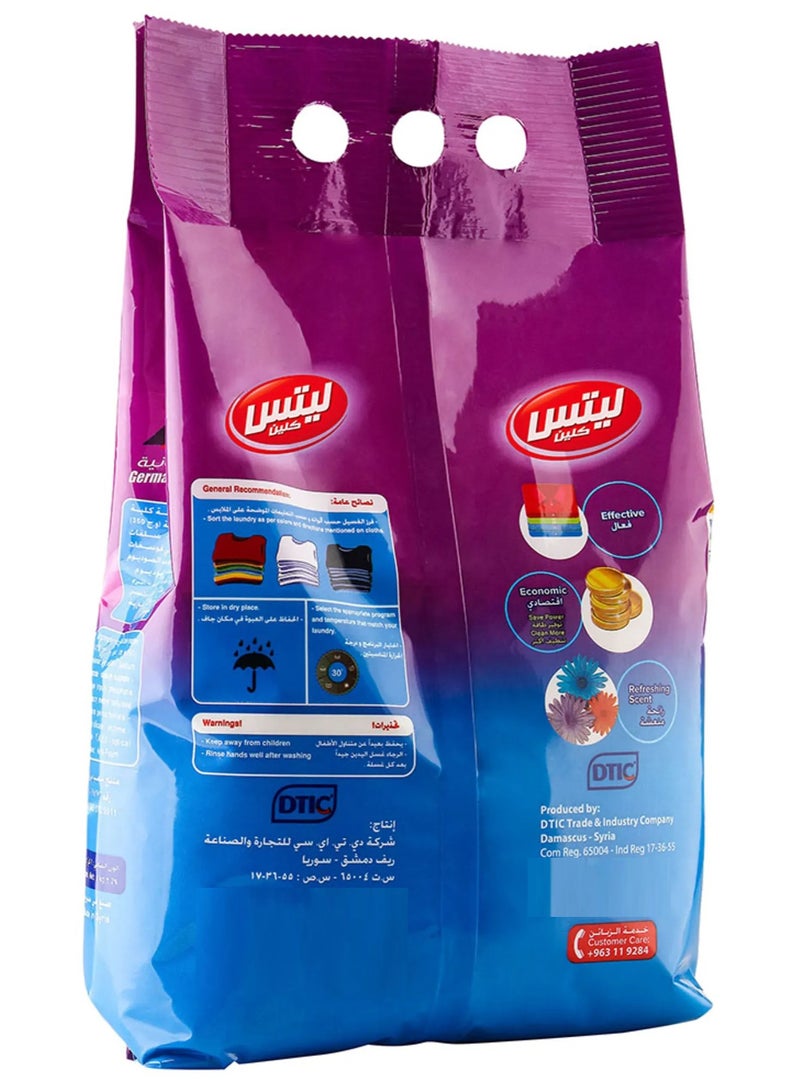 LET'S CLEAN Detergent Powder For Automatic Machine Purple Rose 1.5 Kg - Image 2