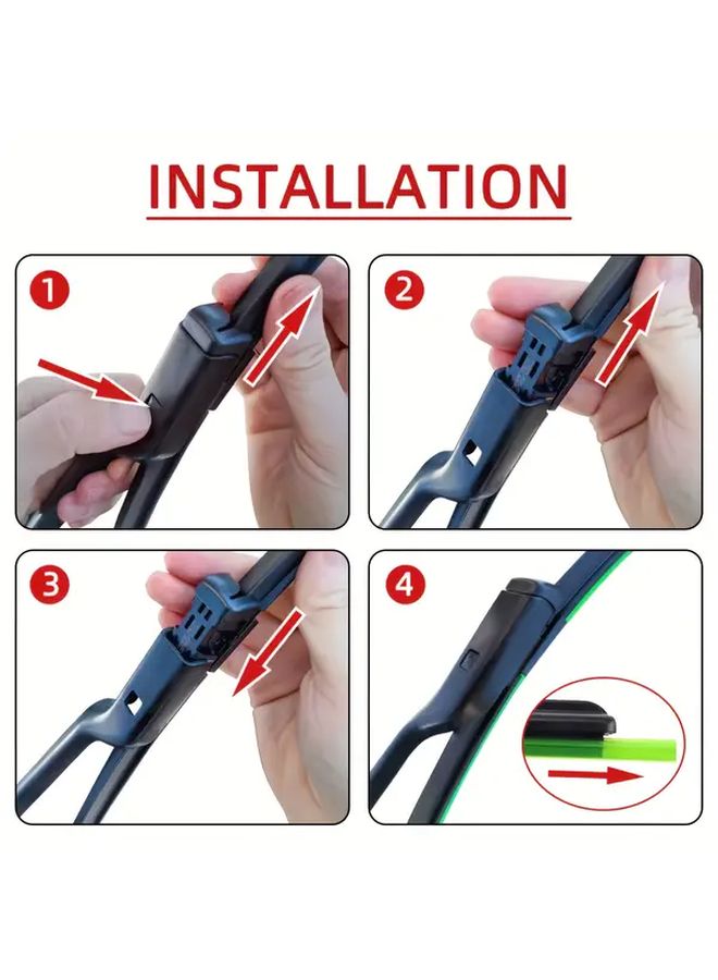 Front Rear Windshield Wiper Blades for Skoda Octavia Mk3 5E A7 Estate 2013 2019 - Image 4