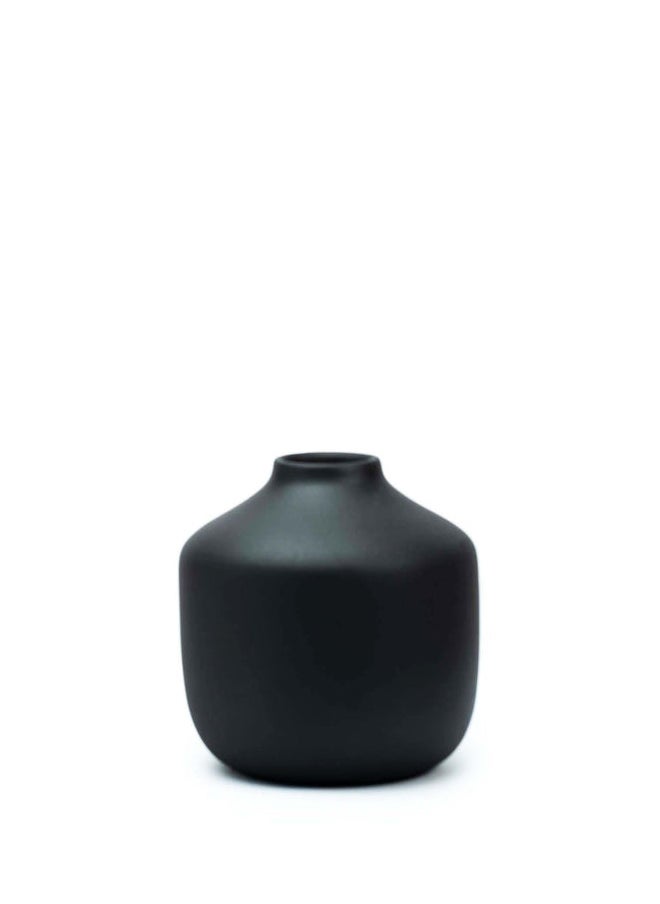 Balkans Handmade Pottery Vase Indoor
H 15 cm - Black 