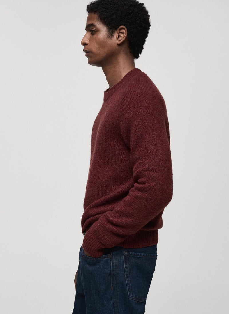 Mango Man Knitted Sweater Wool And Cotton Blend  - Image 3
