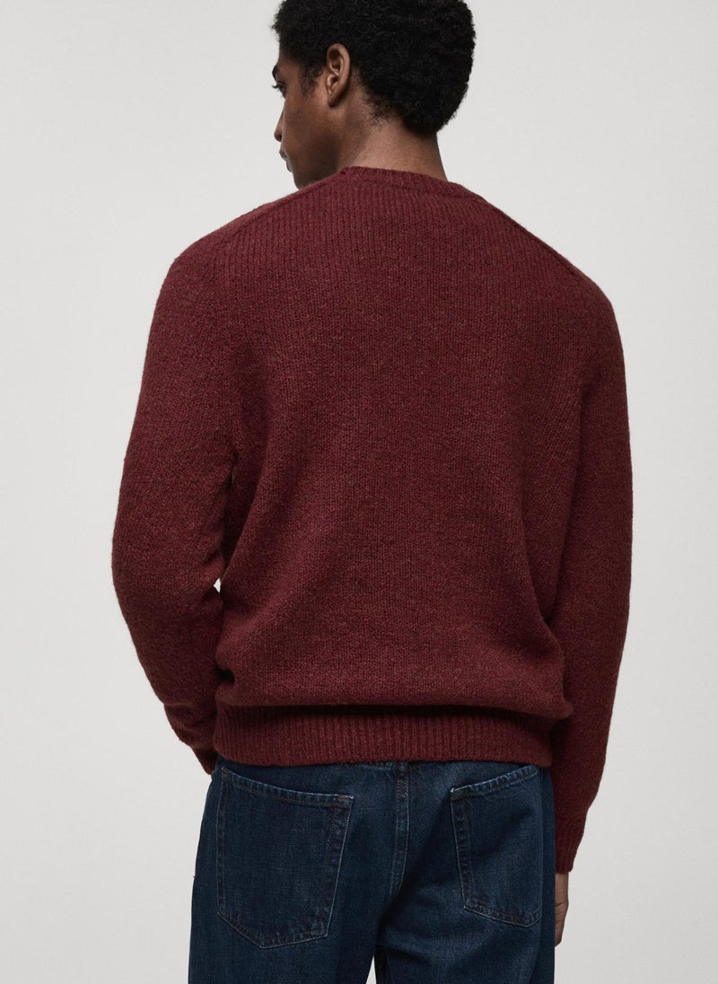 Mango Man Knitted Sweater Wool And Cotton Blend  - Image 2