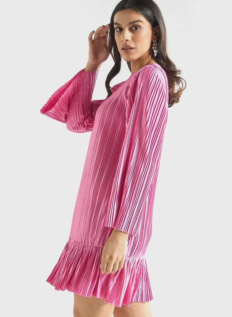 FAV Pleated Mini Dress