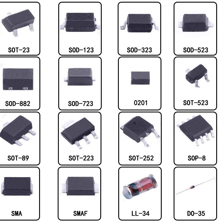 AZ23C7V5 package SOT-23 silk screen KDC patch Zener diode CJ 7.5V/0.3W(300MW)