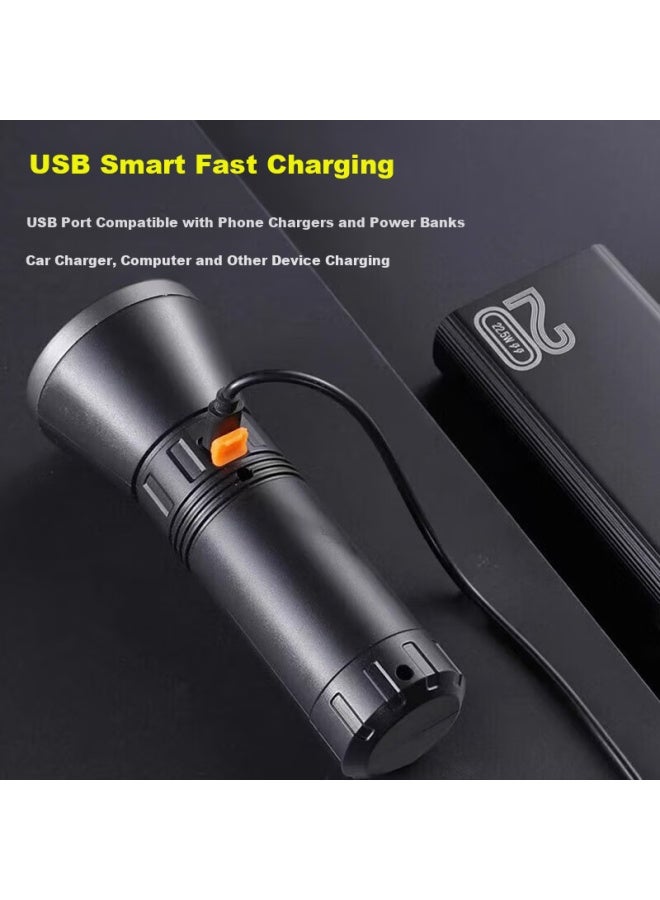 Aux High-brightness Portable Mini Flashlight Long-lasting Outdoor Emergency Light For Home Night Cycling Mountaineering Military Use - Image 3