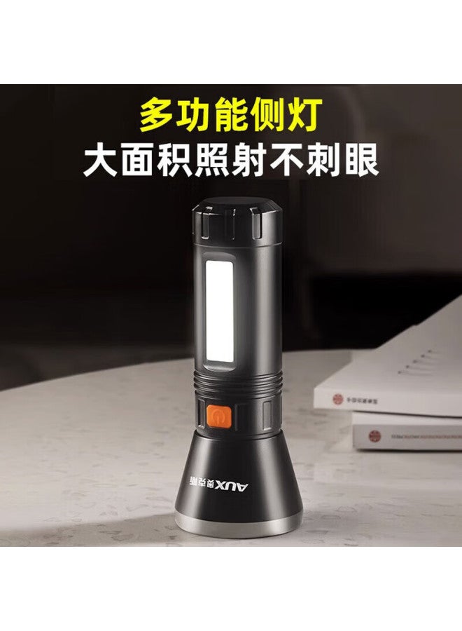Aux High-brightness Portable Mini Flashlight Long-lasting Outdoor Emergency Light For Home Night Cycling Mountaineering Military Use - Image 2
