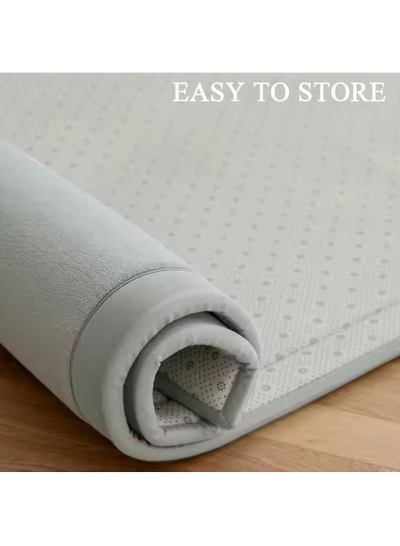 MONOGUE Large Soft Fluffy Area Rug 2cm Thick Coral Velvet Washable Carpet Anti Slip Mat Bedroom Living Room - Image 5