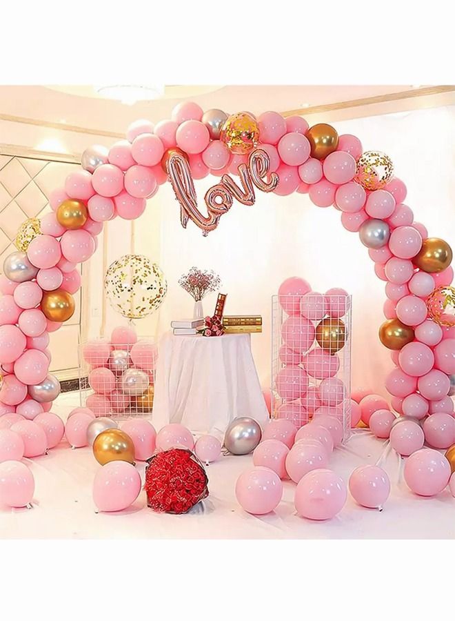 Balloon Arch Kit Adjustable Balloon Arch Stand with Water Fillable Base 50pcs Balloon Clip Balloon Pump for Wedding Graduation Birthday Party  - Image 2