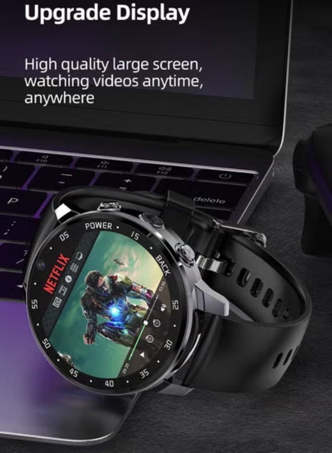 4G NET NEW A3 Global Android Smartwatch with 1.6" Touchscreen, Dual Camera, GPS, WiFi, Bluetooth Call & Fitness Tracking - Image 2