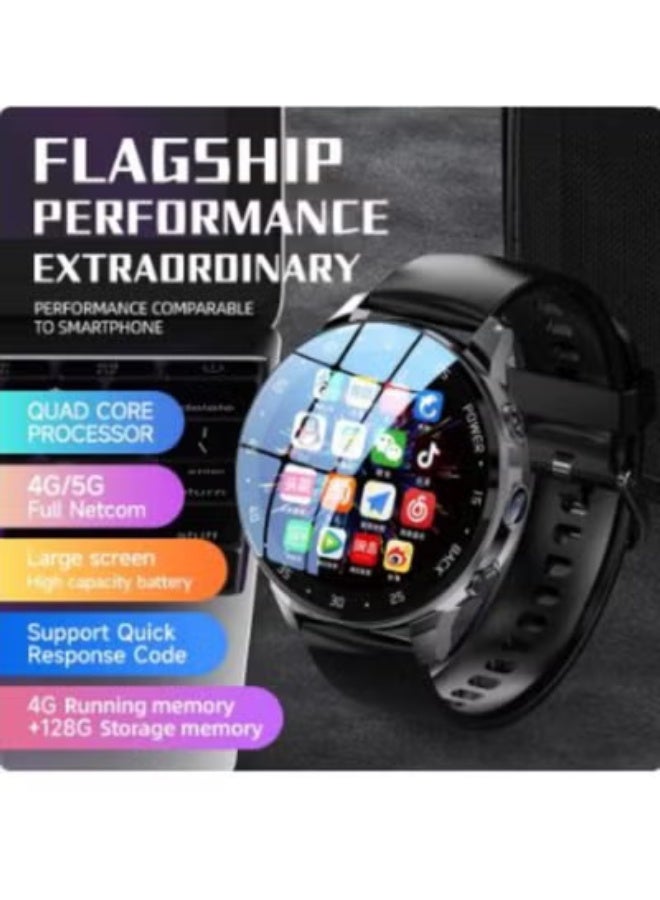 4G NET NEW A3 Global Android Smartwatch with 1.6" Touchscreen, Dual Camera, GPS, WiFi, Bluetooth Call & Fitness Tracking - Image 4