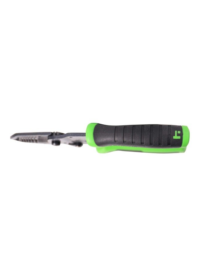 Hilmor 7" Wire Stripper with Rubber Handle Grip, Black & Green, WS7 1885426 - Image 3