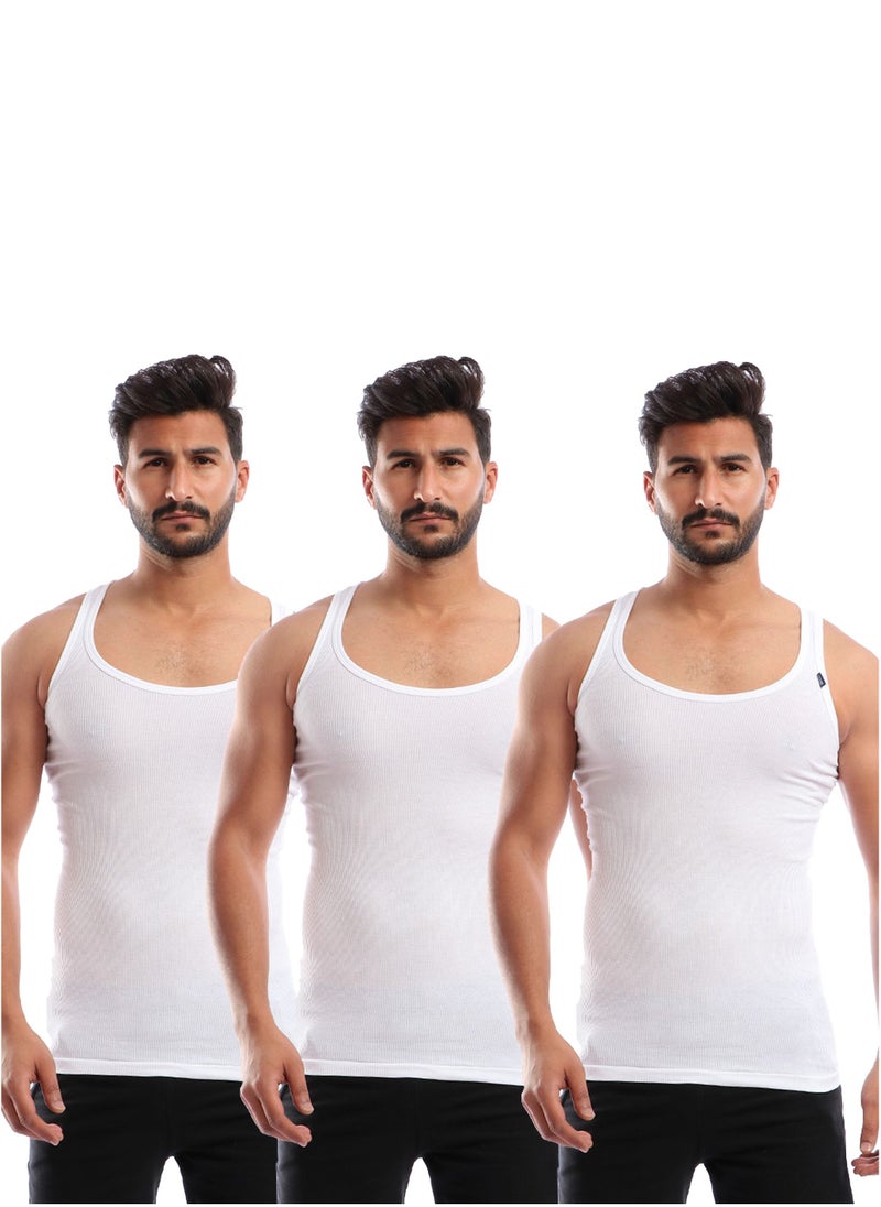 COTTONIL Bundle Of Three Men Undershirts Derby  - Image 1