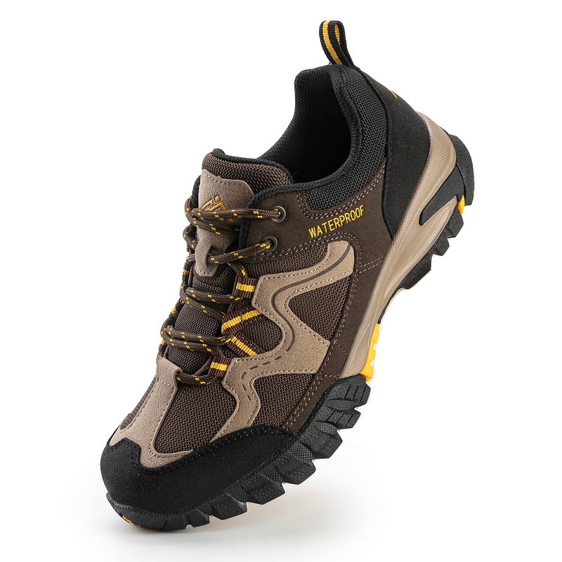 CC-Los Women's Lightweight Waterproof Hiking Shoes for Walking, Outdoor & Climbing Dark Brown Size 8.5 - Image 1