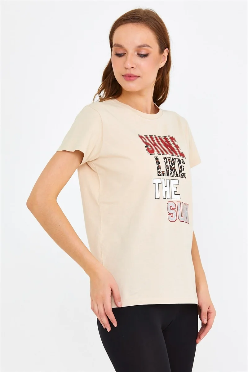 بي ار زد كولكشن Printed Women's T-Shirt