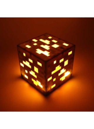 Minecraft Game Torch Lamp Mineral Color Changing Led Atmosphere Night Light Decoration Gift Small Size-Color:Rechargeable Yellow Mine Light - pzsku/Z34277A6AEC556661172EZ/45/1745549300/1c0969c8-623a-4277-be19-ce4ede591587
