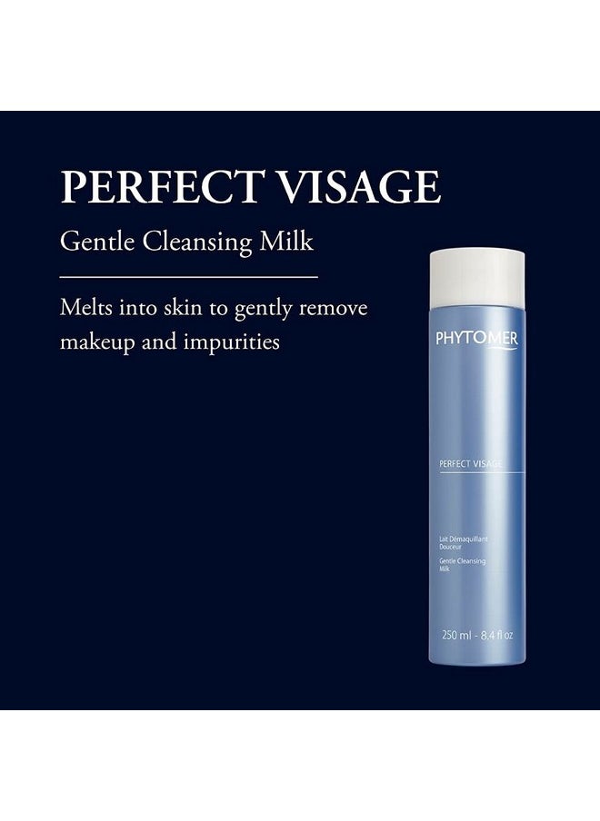 Phytomer - Phytomer Perfect Visage Gentle Cleansing Milk | Moisturzing Daily Face Cleanser & Makeup Remover | Sustainable & Eco-Friendly Skincare | 250ml - Image 1