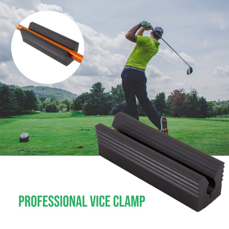 Wedge Guys Rubber Vise Clamp for Golf Club Repair Regripping Reshafting Refinishing Custom Refurbishment & Replacement â€“ Snugly Protects All Golf Club Shafts, Wedges Irons Drivers Putters & More - Image 3