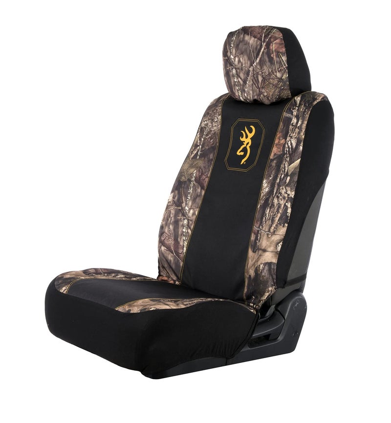 Browning Universal Front and Bench Seat Covers, Water Resistant for Car, Truck, and SUV , Pack of 2, Mossy Oak Break-Up Country - Image 3