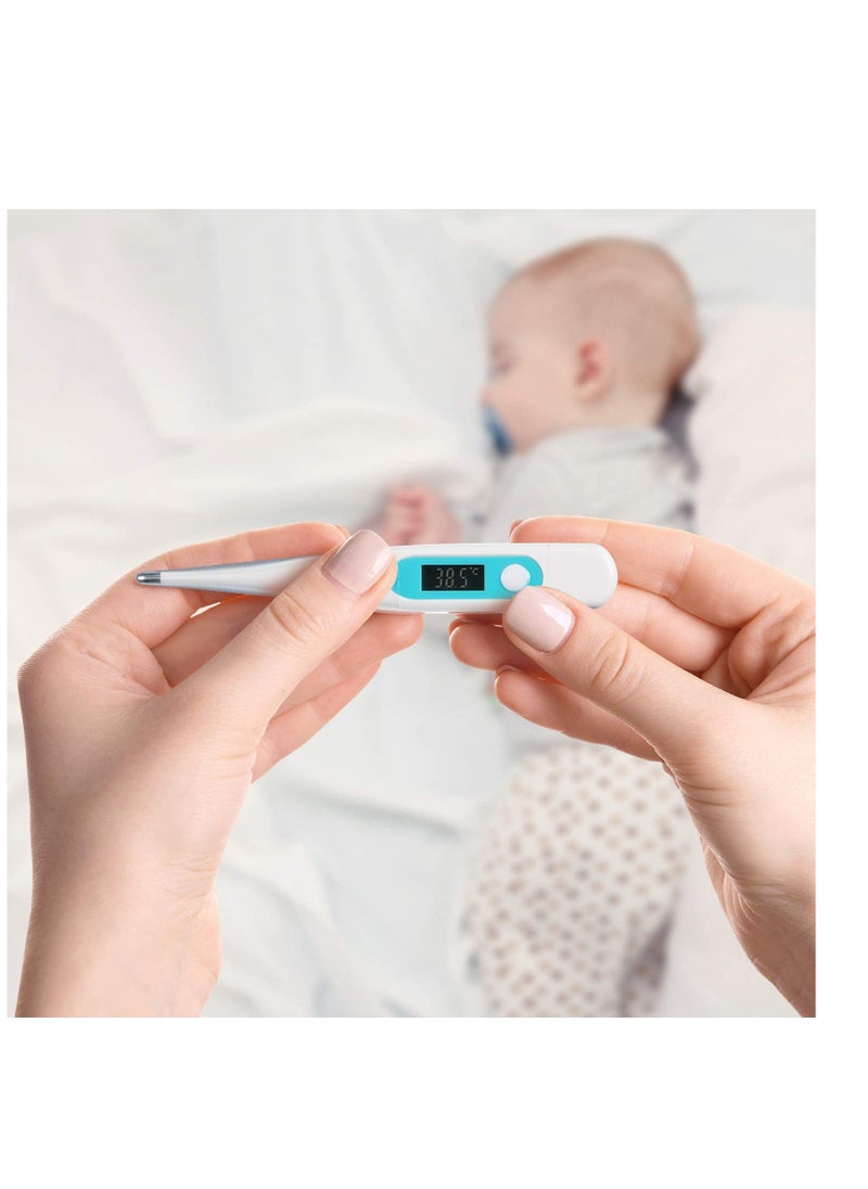 SYOSI - Digital Thermometer Probe Covers Disposable Universal Electronic Cover and Safe Thermometers Sleeve Prevent Cross Contamination for Accurate Sanitary Oral 100 PCS - Image 1