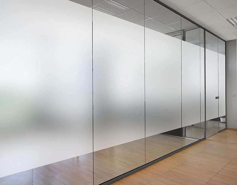 WallDesign فيلم زجاجي خصوصي مزخرف - 12 × 96 بوصة، PVC، غير لامع، هندسي، حديث، داخلي، صقيع - Image 4