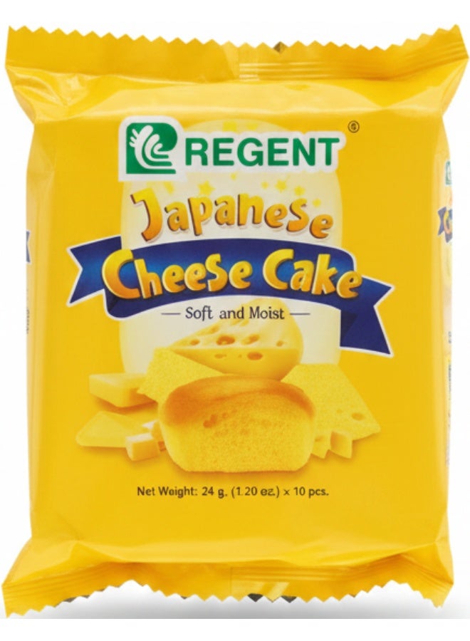 ريجنت كعكة الجبن اليابانية الناعمة والرطبة 34 جرام × 10 قطع. - Image 1
