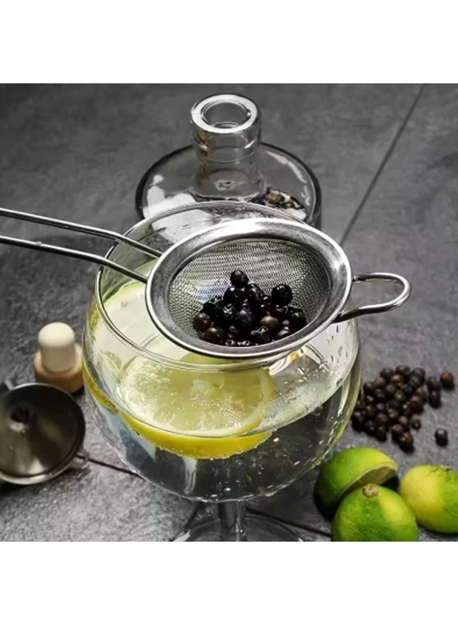 AMM Matcha Tea Fine Mesh Sifter – Stainless Steel Powder Strainer for Cocoa, Coffee & Dessert Decoration – Small Handheld Baking & Drink Preparation Tool - Image 3