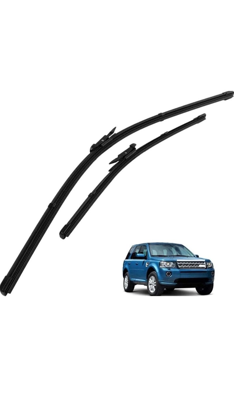 RYU7 Front Wiper Blades Fits For Land R-over Freelander (2006-2015 Model), Size-24" 20", Pack Of 2. - Image 1
