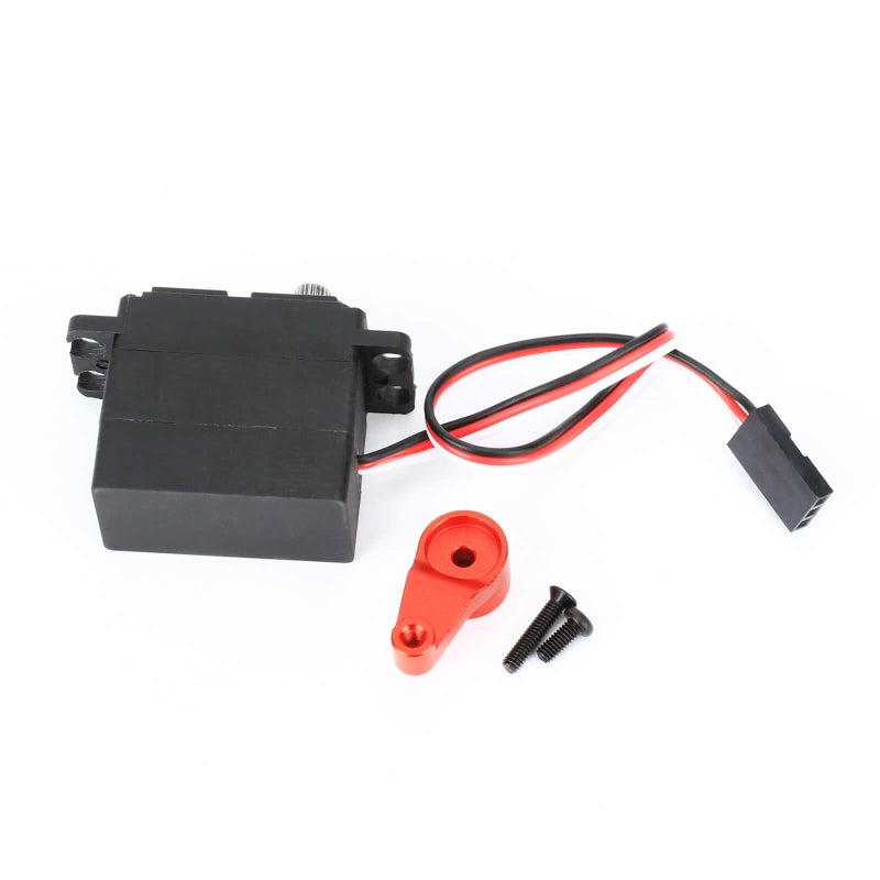 RCAWD 3KG 21T Steering Servo Servo Arm Horn for MJX Hyper Go 114 14210 14209 Series Upgrades Part Red - Image 2