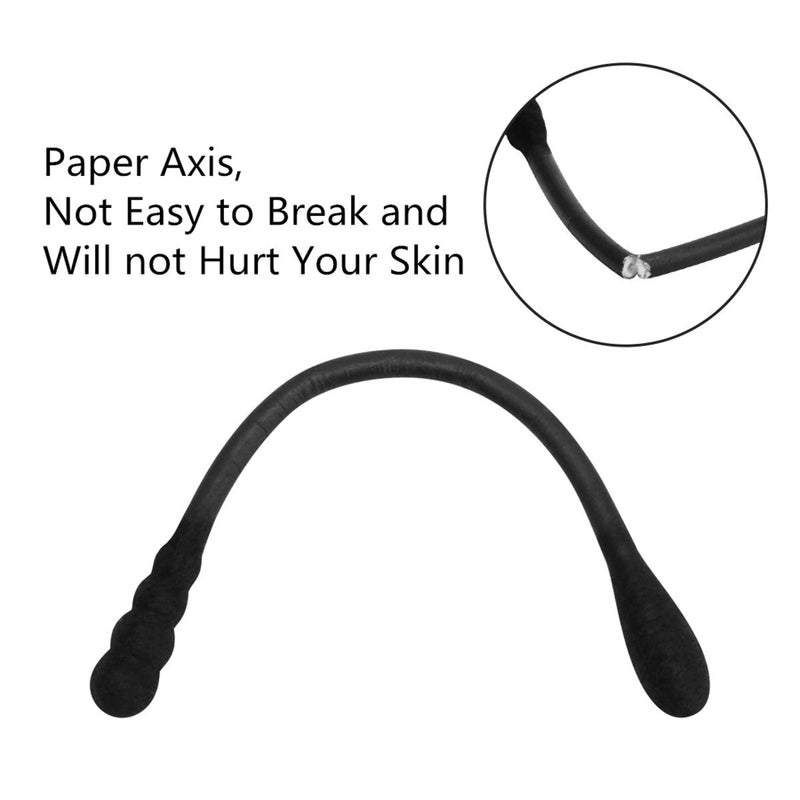 tifanso 200 Count Black Cotton Swabs, Natural Black Double Tipped Cotton Buds, Cruelty-Free Ear Swabs, Chlorine-Free Hypoallergenic - Image 2