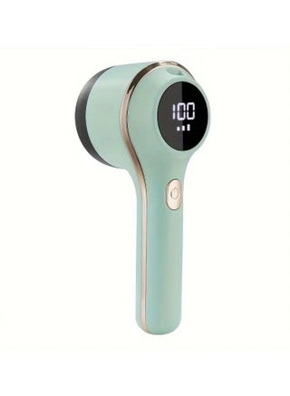 Fabric Shaver and Lint Remover, Electric Lint Remover, USB Rechargeable Model Sweater Defuzzer, 3 Speed Sweater Defuzzer with LED Display Screen for Clothes, Furniture (Green) - pzsku/Z34283151398112B19F82Z/45/_/1721081286/8c09437a-dfaa-45e9-8cb4-6b68dedd22eb