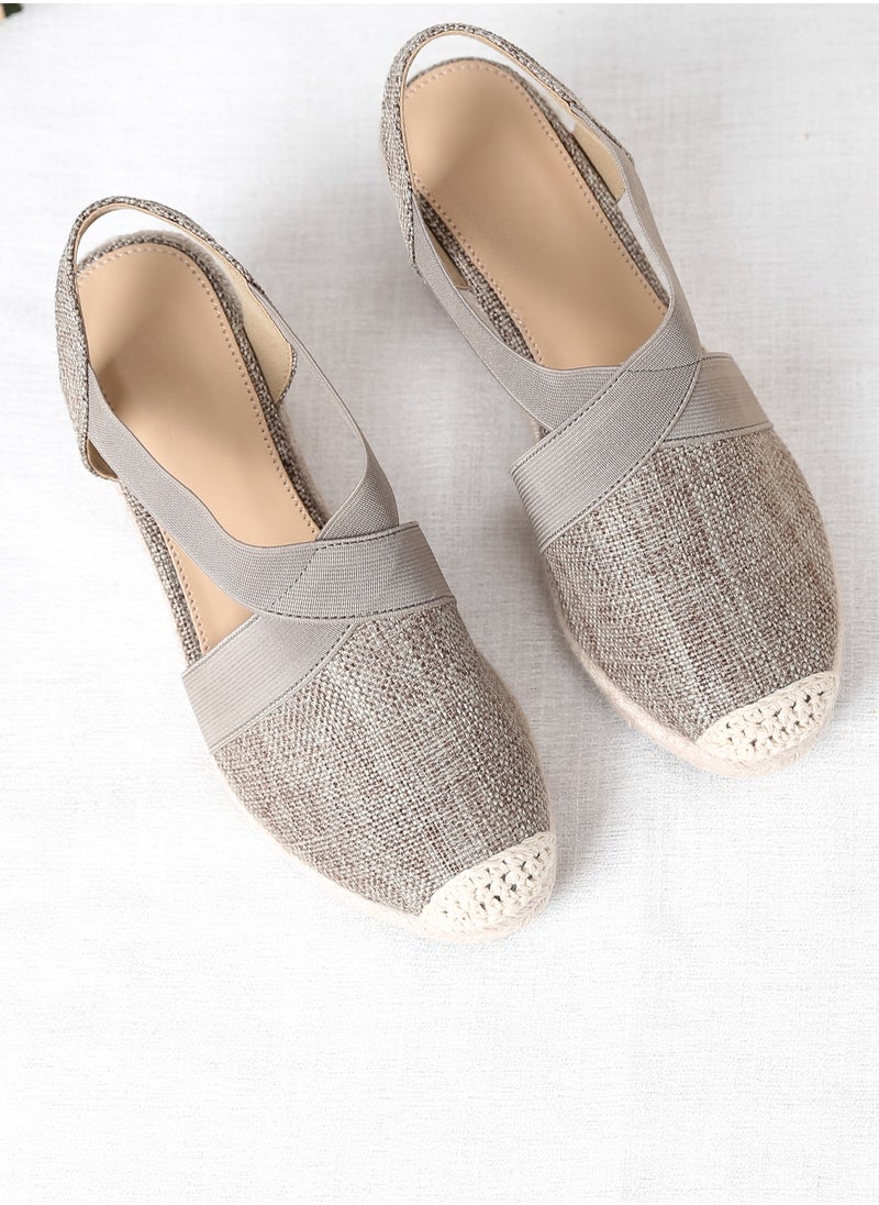 Generic - Closed Toe   Espadrille Wedges Sandals - Image 1